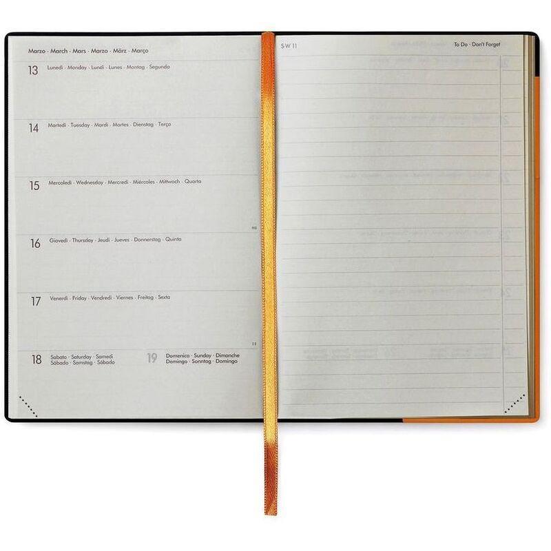 Legami Medium Weekly Diary with Notebook 18 Month 2022/2023 (12 x 18 cm) - Mango, , large image number 0