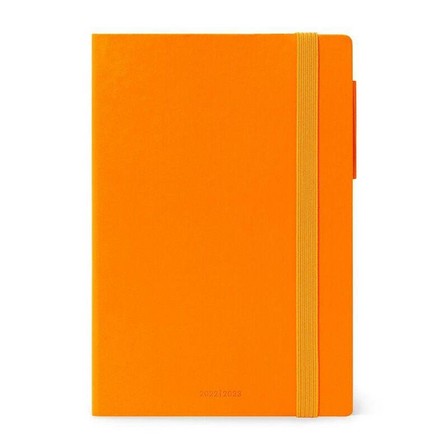 LEGAMI - Legami Medium Weekly Diary with Notebook 18 Month 2022/2023 (12 x 18 cm) - Mango