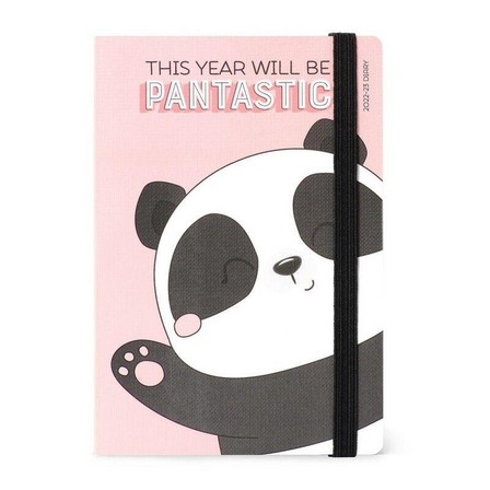 LEGAMI - Legami Medium Photo Weekly Diary with Notebook 18 Month 2022/2023 (12 x 18 cm) - Panda