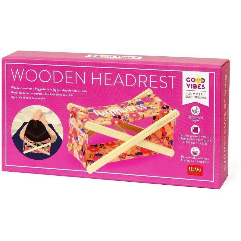 Legami Wooden Headrest - Flowers, , large image number 2