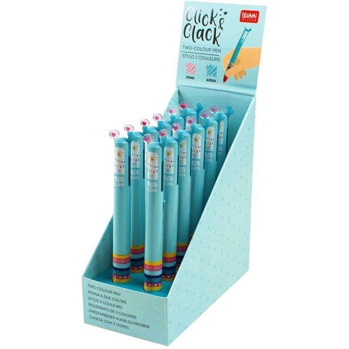 Legami Click & Clack - Two Color Pen- Llama, , large image number 1