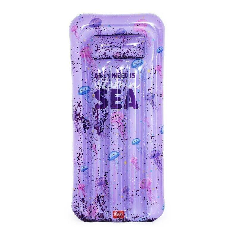 Legami Inflatable Lilo Pool Mattress - Jellyfish, , large image number 0