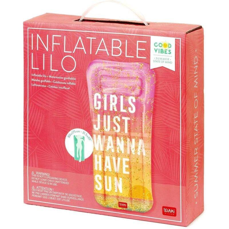 Legami Inflatable Lilo Pool Mattress - Sunset, , large image number 3