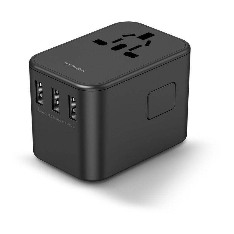 Hyphen Charge Point 35W Travel Adaptor - Black, , large image number 3