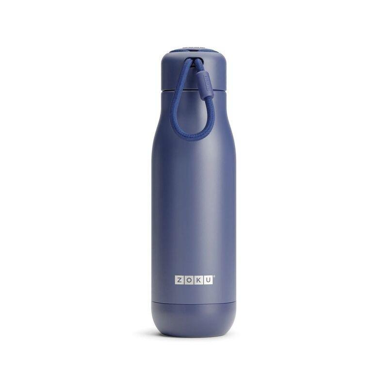 Zoku Vacuum Insulated Stainless Steel Water Bottle 500ml - Navy, , large image number 0