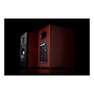EDIFIER - Edifier Air Pulse A300-CH PRO Styling Dual Active Bookshelf Speakers Hi-Res Cherry Wood BT