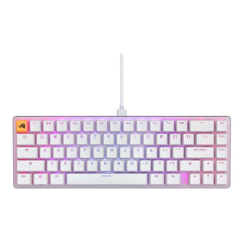 Glorious GMMK2 Pre-Built Edition Compact 65% Modular Mechanical Keyboard - White (ANSI US Layout), , large image number 0