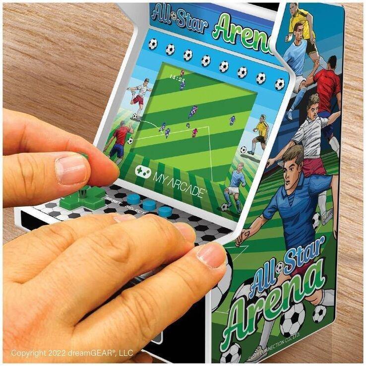 My Arcade All-Star Arena + 300 Games Micro Player - Green/White (6.75-inch), , large image number 2