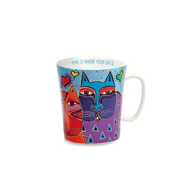 Laurel Burch Porcelain Mug 430ml - Light Blue, , medium