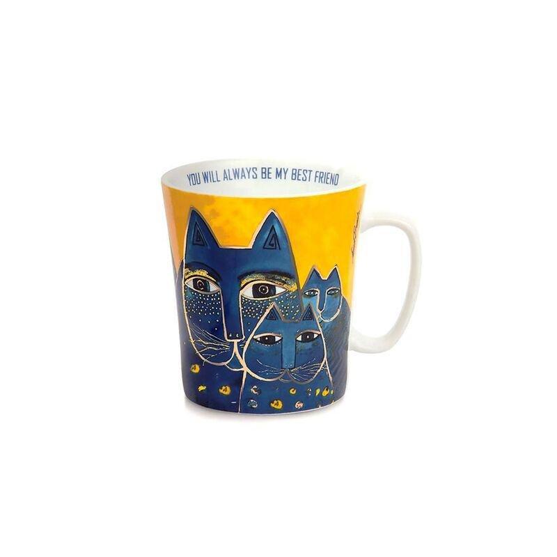 Laurel Burch Porcelain Mug 430ml - Yellow, , large image number 0