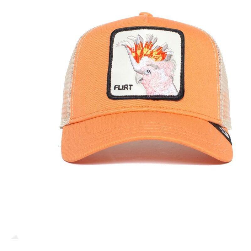 Goorin Bros The Flirty Bird Unisex Trucker Cap - Coral, , medium
