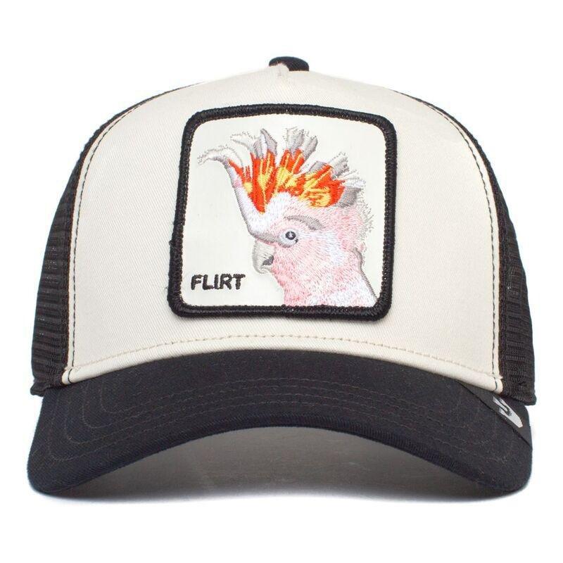 Goorin Bros The Flirty Bird Unisex Trucker Cap - White, , medium