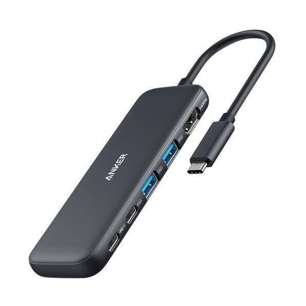 ANKER - Anker Powerexpand+ Direct 5-in-1 USB-C PD Media HUB - Black