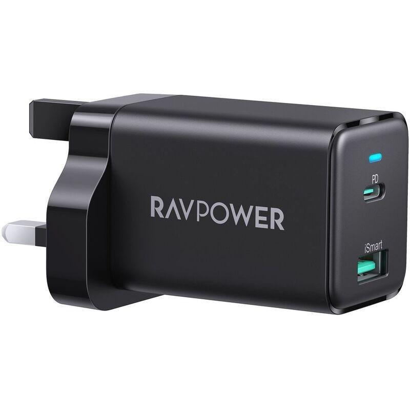 RAVPower RP-PC171 PD 45W2-Port Wall Charger - Black, , large image number 1