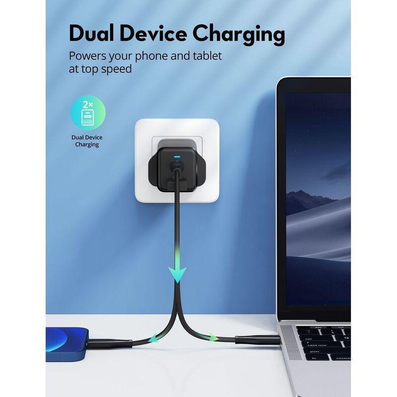 RAVPower RP-PC171 PD 45W2-Port Wall Charger - Black, , large image number 5