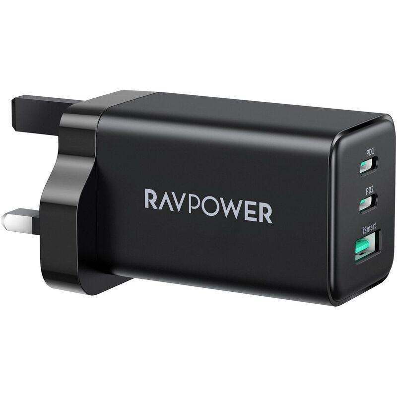 RAVpower RP-PC172 PD 65W 3-Port Wall Charger - Black, , large image number 0