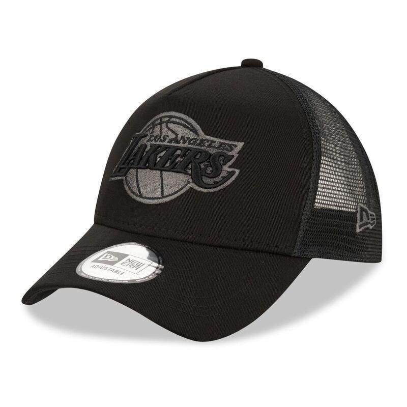New Era NBA Los Angeles Lakers 9Forty Men's Trucker Cap - Black, , large image number 0