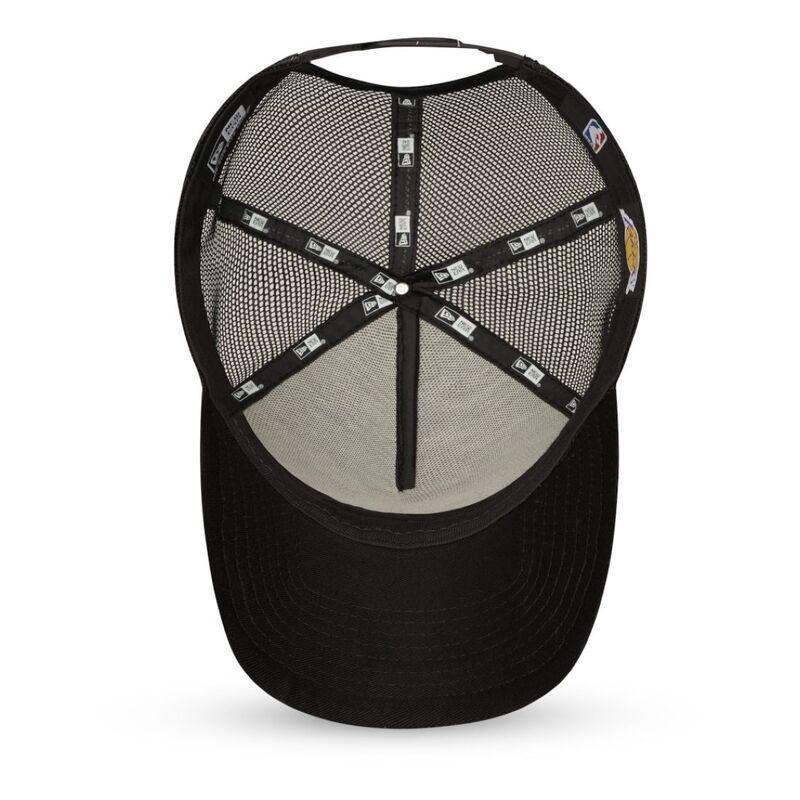 New Era NBA Los Angeles Lakers 9Forty Men's Trucker Cap - Black, , large image number 1