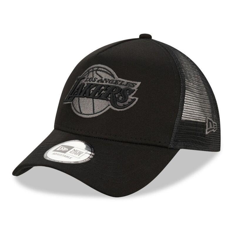 New Era NBA Los Angeles Lakers 9Forty Men's Trucker Cap - Black, , large image number 2