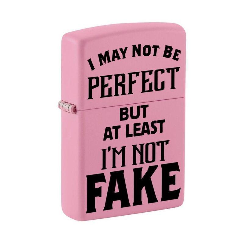 Zippo 238 Ci404934 Pink Matte "I May Not Be" Windproof Lighter, , large image number 3