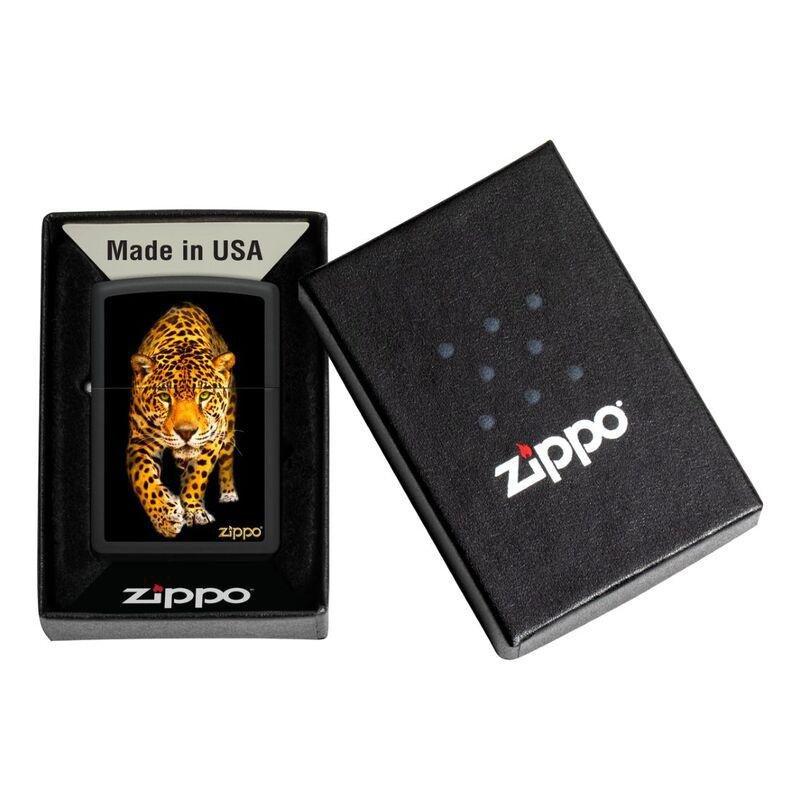 Zippo 218 Ci400735 Black Matte Jaguar Windproof Lighter, , large image number 2