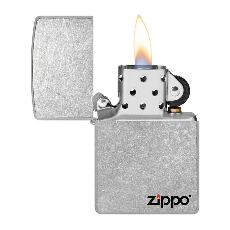 Zippo 207 Ci002294 Street Chrome Zippo Side Windproof Lighter, , large image number 1