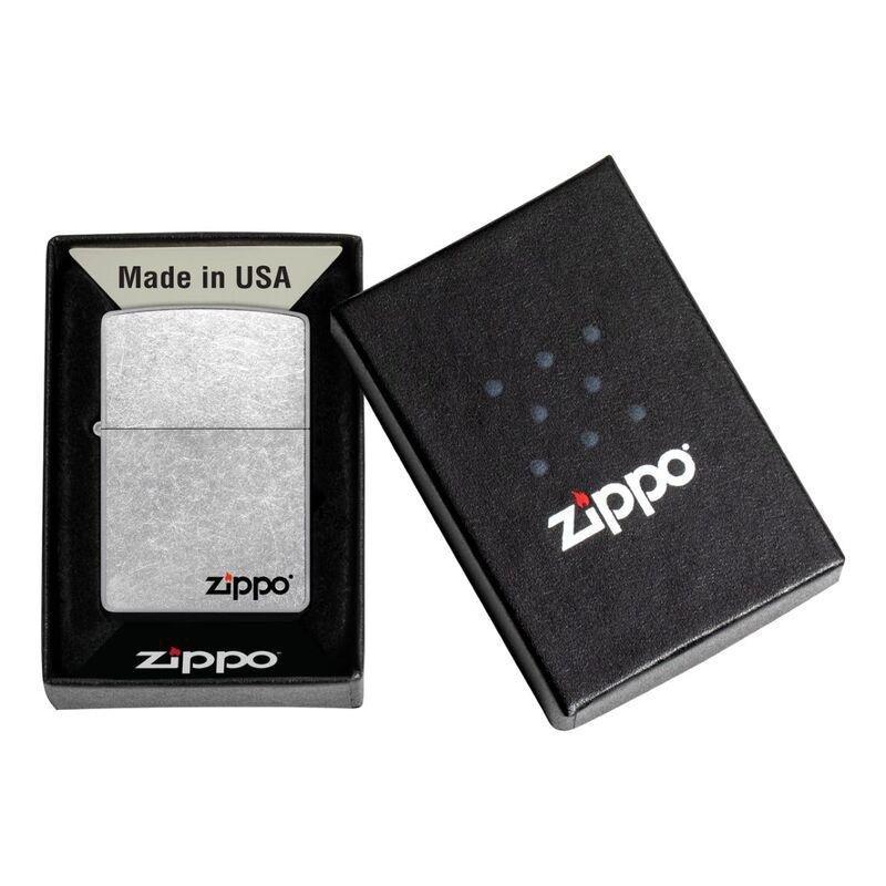 Zippo 207 Ci002294 Street Chrome Zippo Side Windproof Lighter, , large image number 2