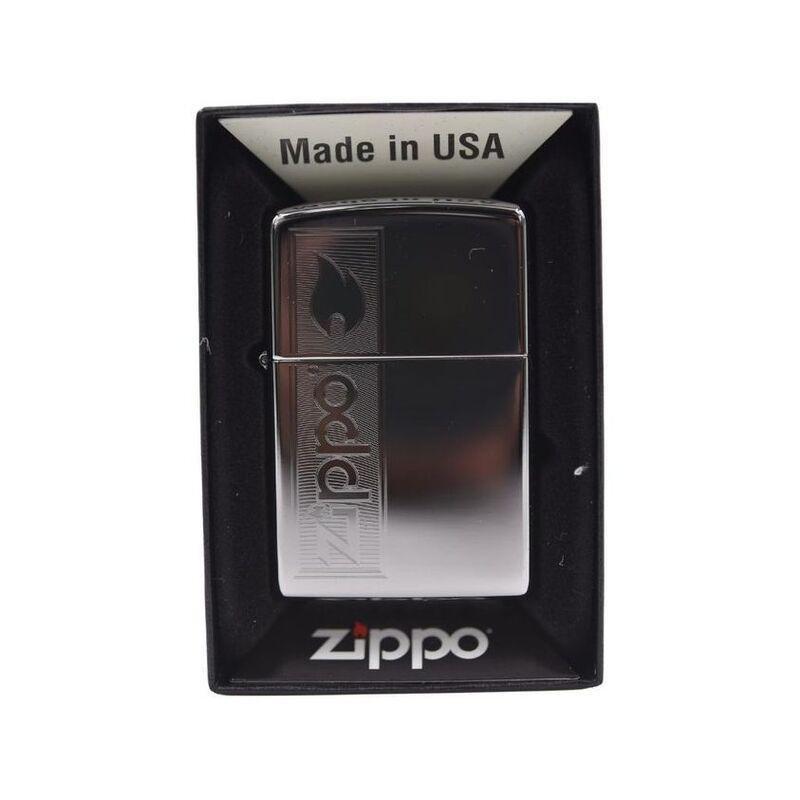 Zippo 250 AE401308 High Polish Chrome Zippo Design Windproof Lighter, , large image number 2