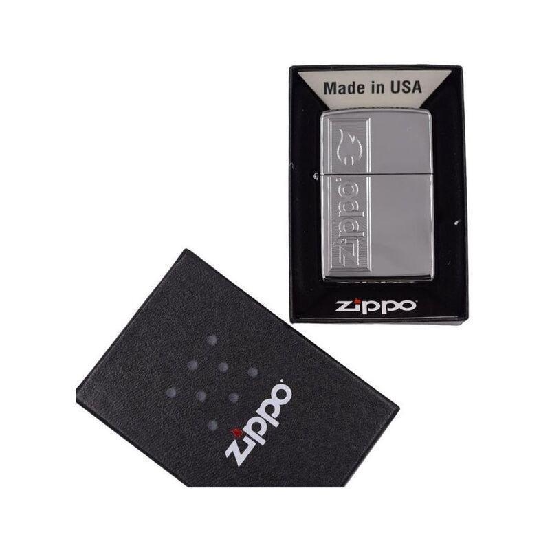 Zippo 250 AE401308 High Polish Chrome Zippo Design Windproof Lighter, , large image number 3
