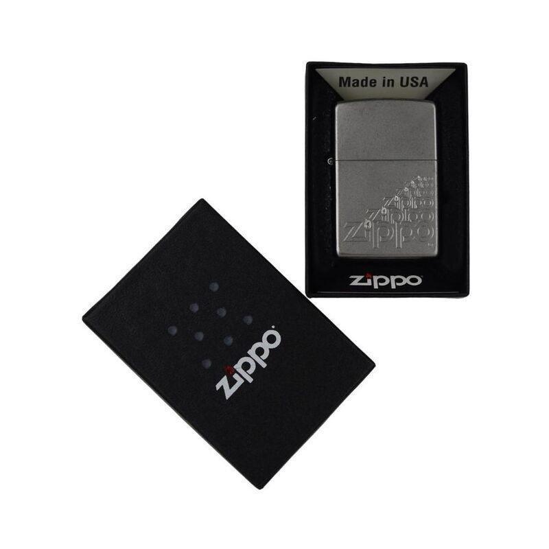 Zippo 205 AE184041 Satin Chrome Zippo Windproof Lighter, , large image number 2