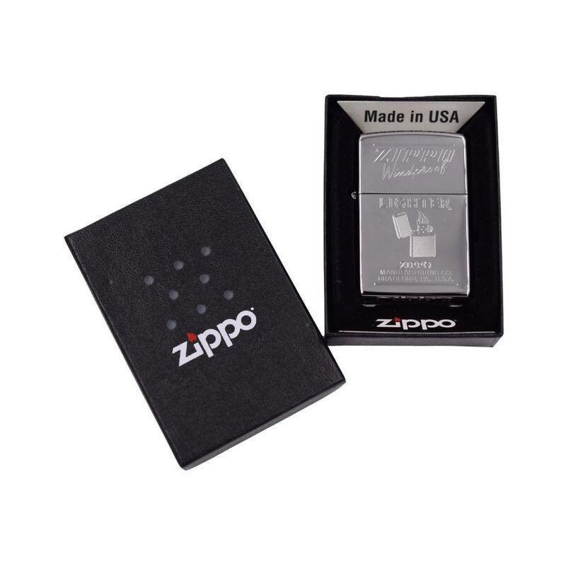 Zippo 250 AE184633 High Polish Chrome Zippo Windproof  Lighter, , large image number 3
