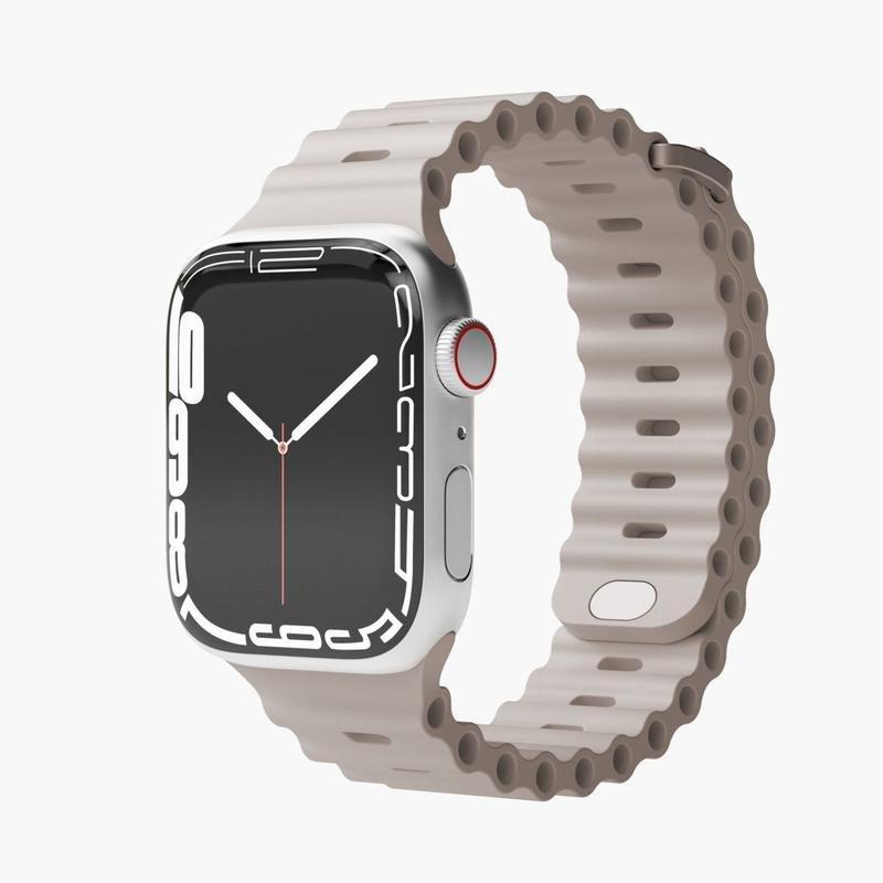 VONMAHLEN Wave Band Case 2 Band One Cream (For Apple Watch 42 mm / 44 mm / 45 mm / 49 mm), , large image number 1