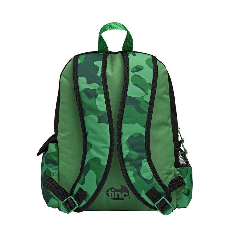 Tinc Hugga Camo Junior Backpack - Green, , large image number 1