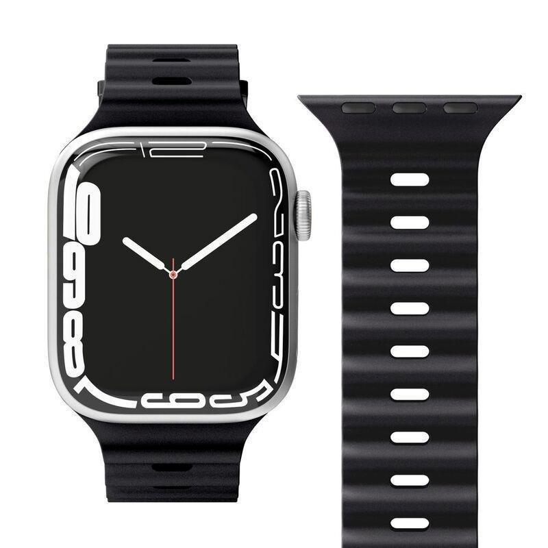 VONMAHLEN Wave Band Case 2 Band One Black (For Apple Watch 42 mm / 44 mm / 45 mm / 49 mm), , medium