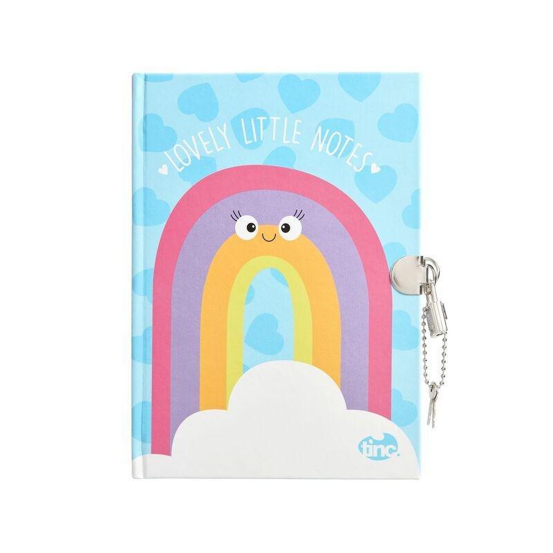 Tinc Rainbow A5 Lockable Journal - Pink, , large image number 0