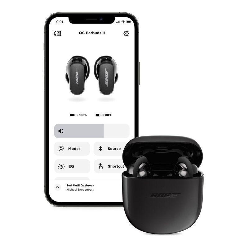 BOSE - Bose QuietComfort Earbuds II True Wireless Earphones - Black