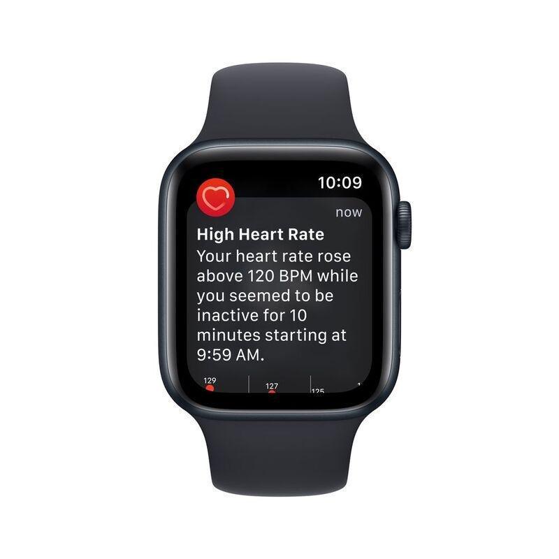 Apple Watch SE 2 (2022) GPS 40mm Midnight Aluminum Case with Midnight Sport Band, , large image number 1