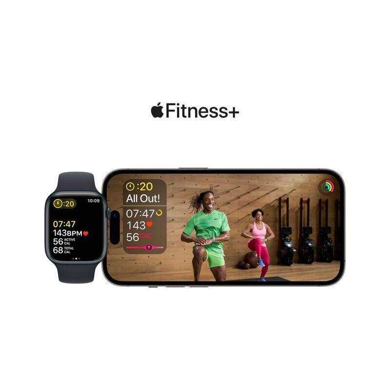 Apple Watch Series 8 GPS 45mm Midnight Aluminum Case with Midnight Sport Band, , large image number 1