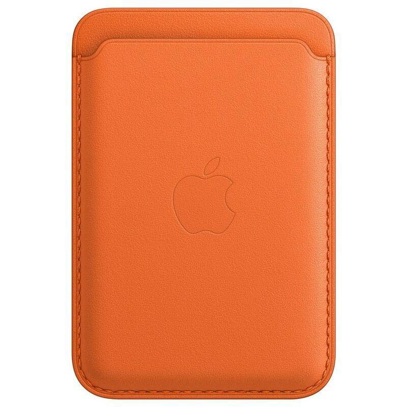 Apple Leather Wallet with MagSafe for iPhone - Orange, , large image number 0