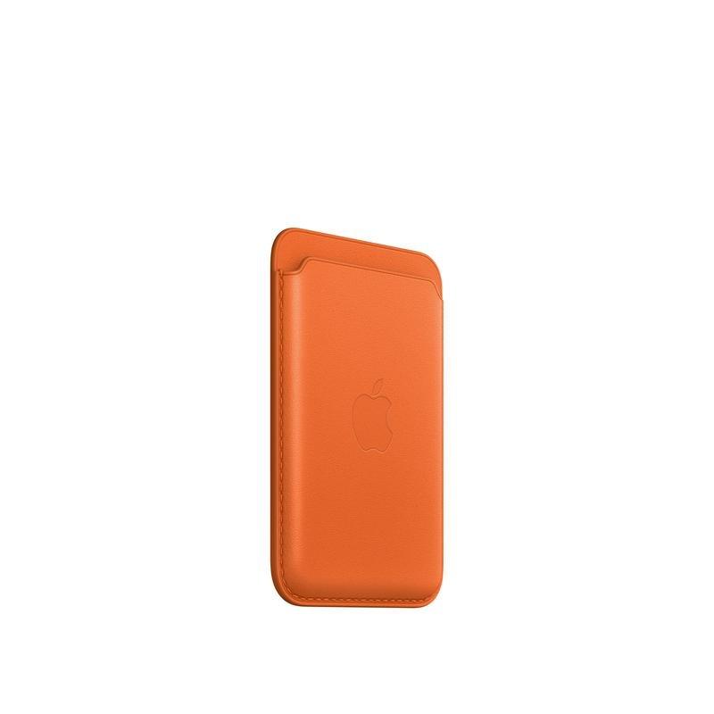 Apple Leather Wallet with MagSafe for iPhone - Orange, , large image number 1