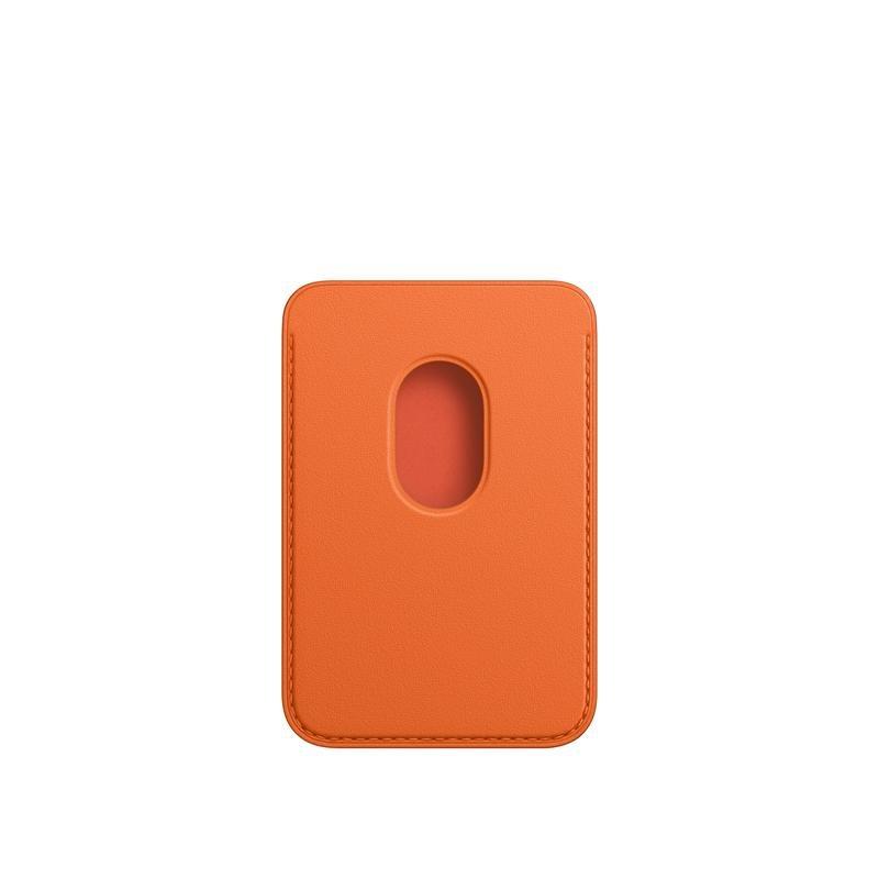 Apple Leather Wallet with MagSafe for iPhone - Orange, , large image number 2