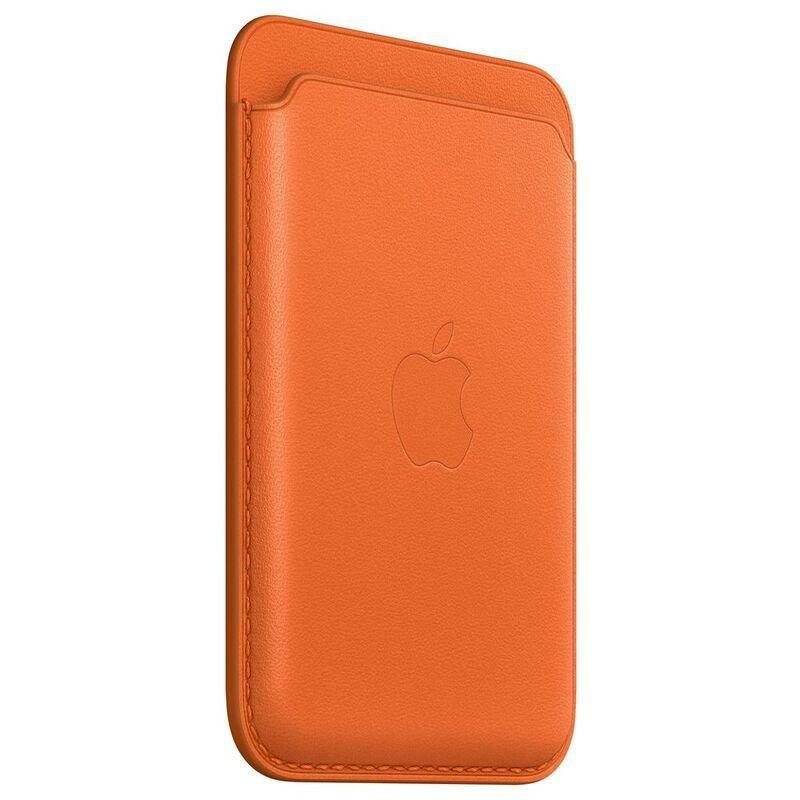 Apple Leather Wallet with MagSafe for iPhone - Orange, , large image number 3