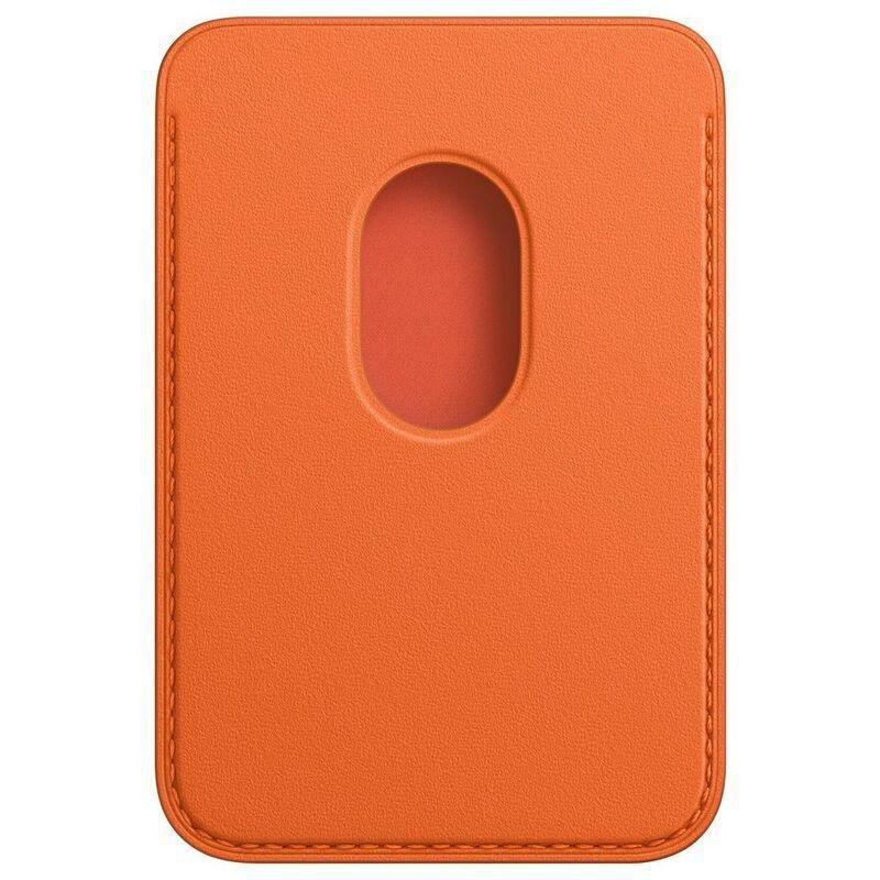 Apple Leather Wallet with MagSafe for iPhone - Orange, , large image number 4