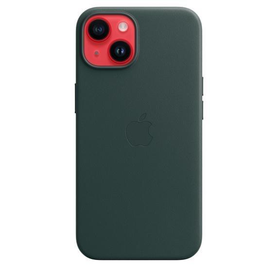 Apple Leather Case with MagSafe for iPhone 14 - Forest Green, , large image number 1