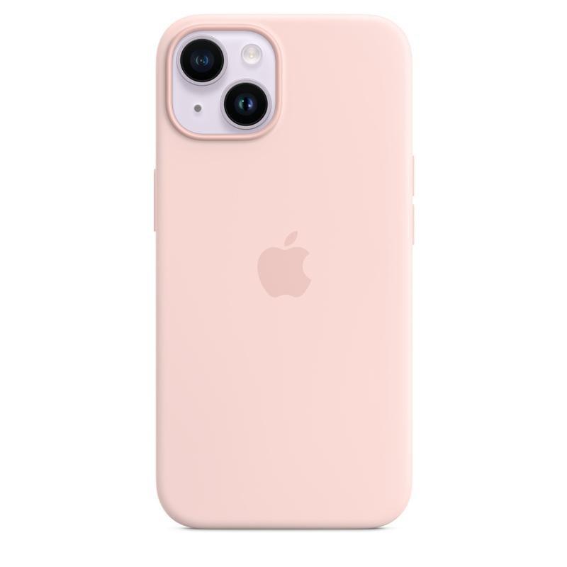 Apple Silicone Case with MagSafe for iPhone 14 - Chalk Pink, , large image number 4