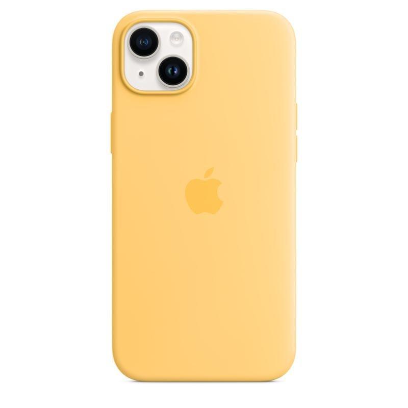 Apple Silicone Case with MagSafe for iPhone 14 Plus - Sunglow, , large image number 1