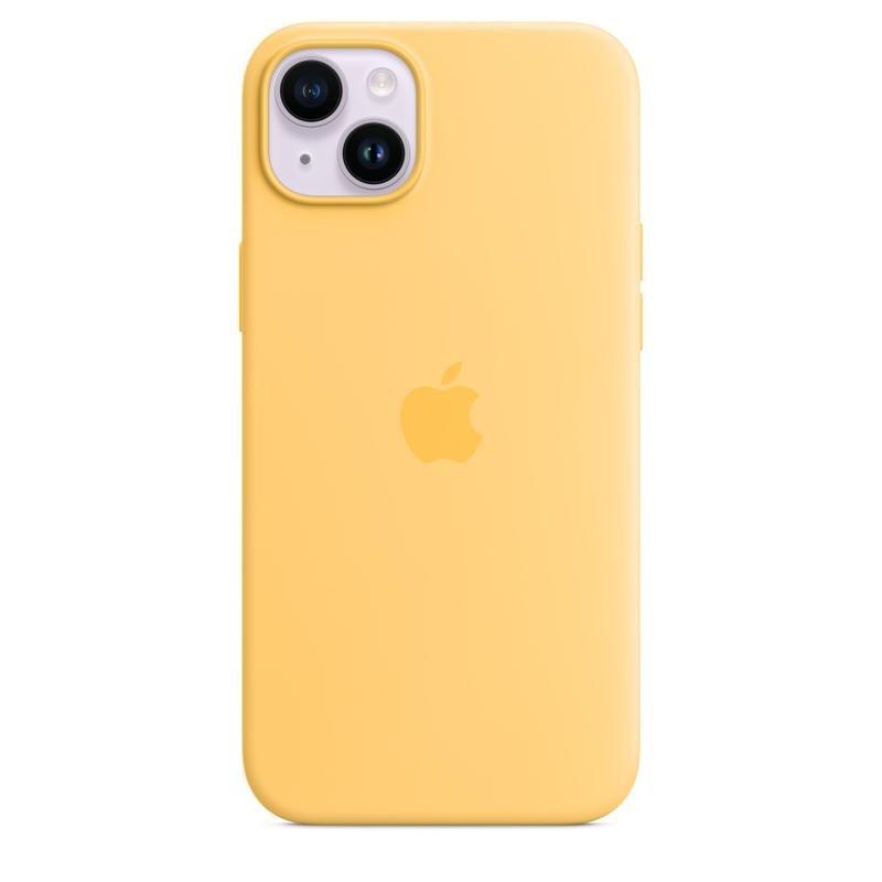 Apple Silicone Case with MagSafe for iPhone 14 Plus - Sunglow, , large image number 2