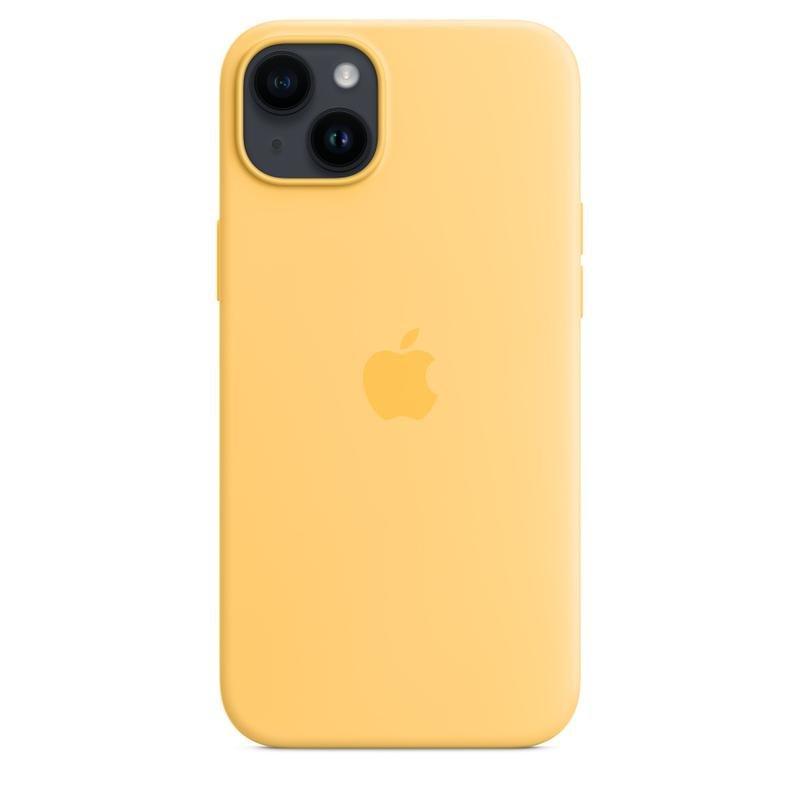 Apple Silicone Case with MagSafe for iPhone 14 Plus - Sunglow, , large image number 3