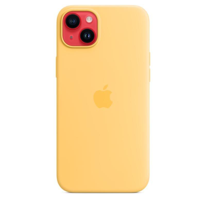 Apple Silicone Case with MagSafe for iPhone 14 Plus - Sunglow, , large image number 4