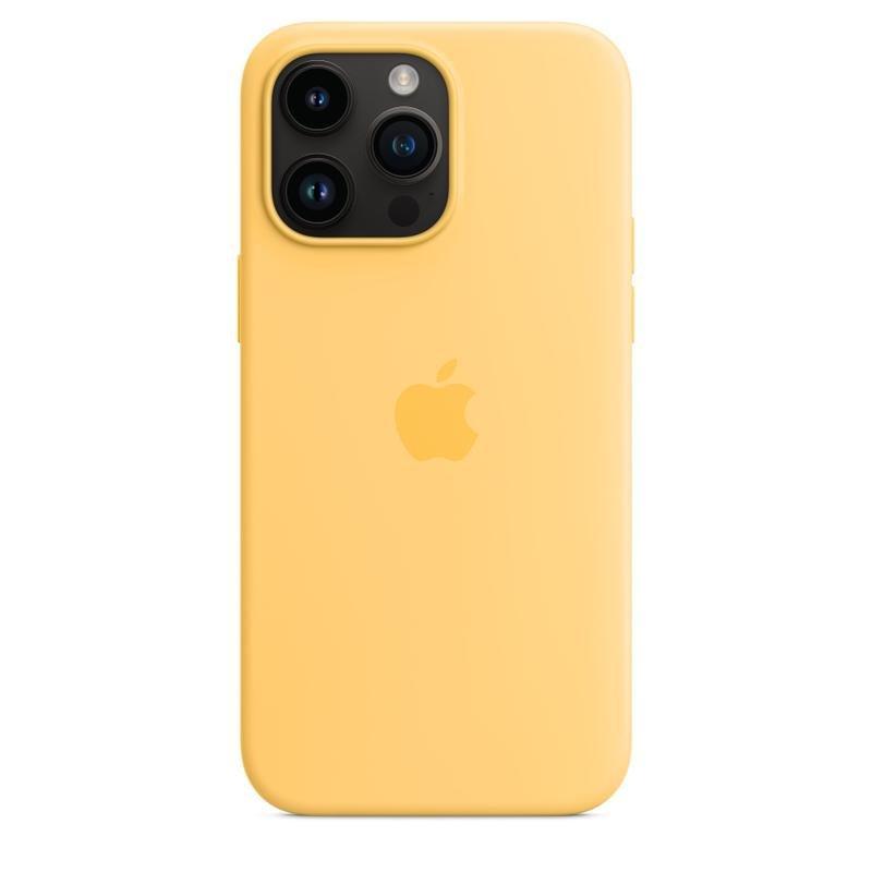Apple Silicone Case with MagSafe for iPhone 14 Pro Max - Sunglow, , large image number 1